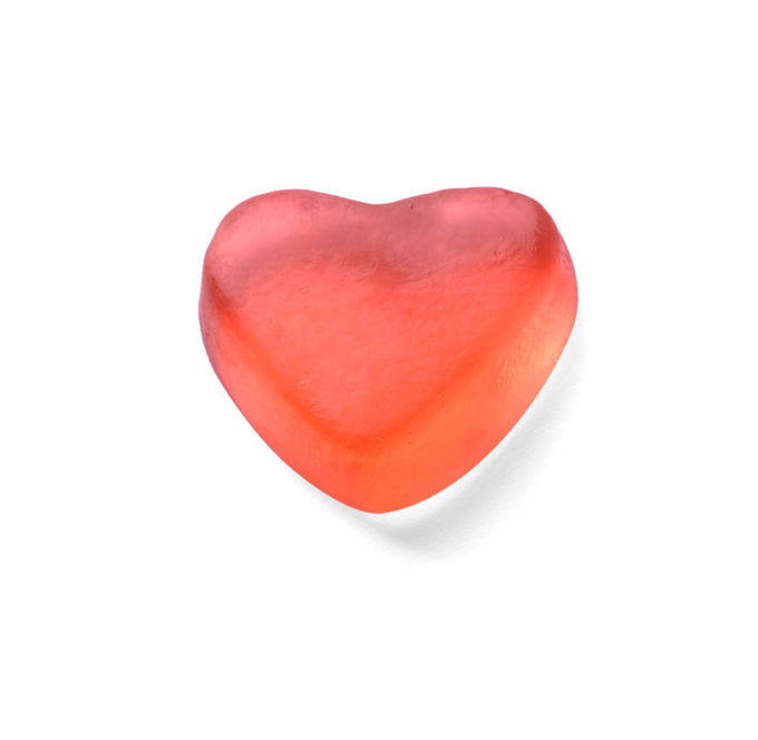 Leckere Frucht-gummiartige Vitamin-lustige Erdbeere entwarf Herz geformtes kleines 60g pro Tasche